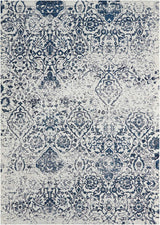 Nourison Damask Das06 Ivory/Navy Rug - Nourison - 34984