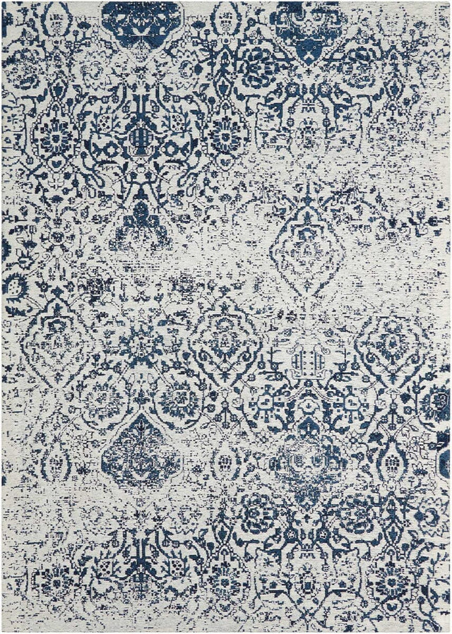 Nourison Damask Das06 Ivory/Navy Rug - Nourison - 34984