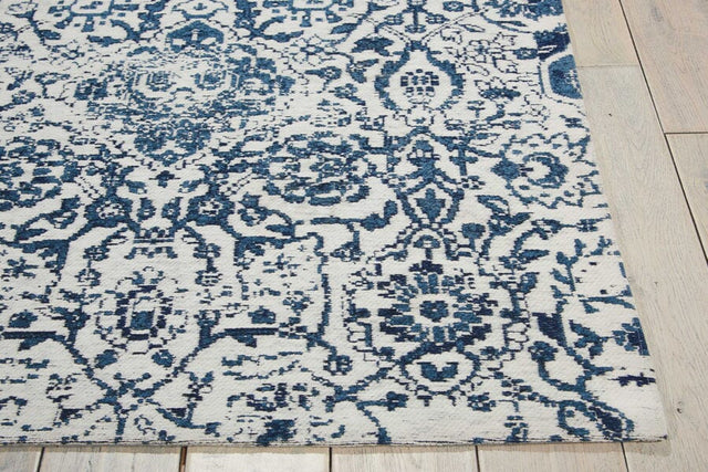 Nourison Damask Das06 Ivory/Navy Rug - Nourison - 34984