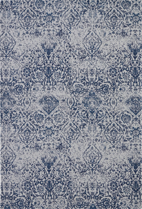 Nourison Damask Das06 Ivory/Navy Rug - Nourison - 99446072597