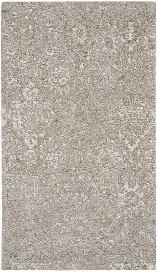 Nourison Damask Das06 Lt Grey Rug - Nourison - 99446787781