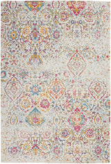 Nourison Damask Das06 Multicolor Rug - Nourison - 99446836786