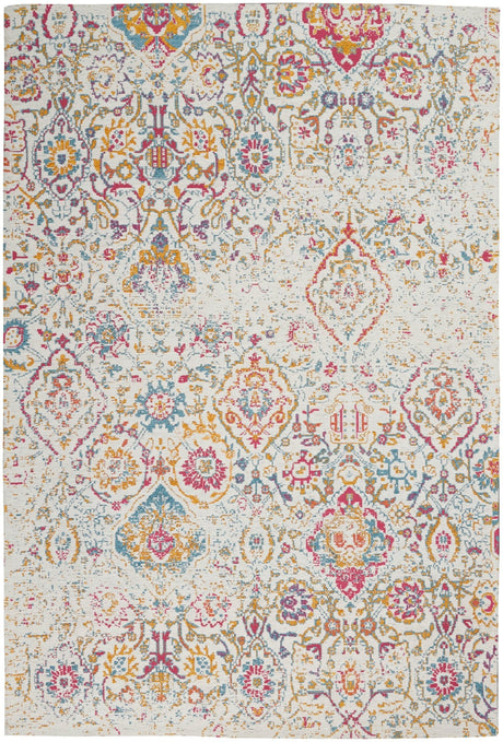 Nourison Damask Das06 Multicolor Rug - Nourison - 99446836786