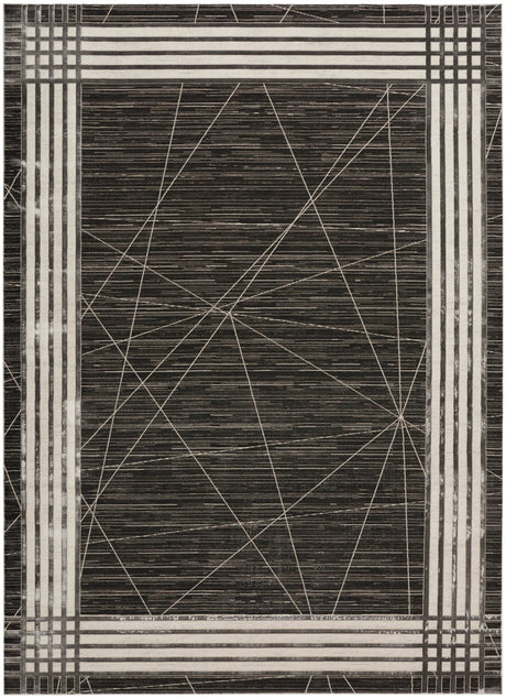 Nourison Desire Dsr01 Charcoal Silver Rug - Nourison - 99446128720