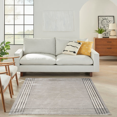 Nourison Desire Dsr01 Grey Silver Rug - Nourison - 99446128515