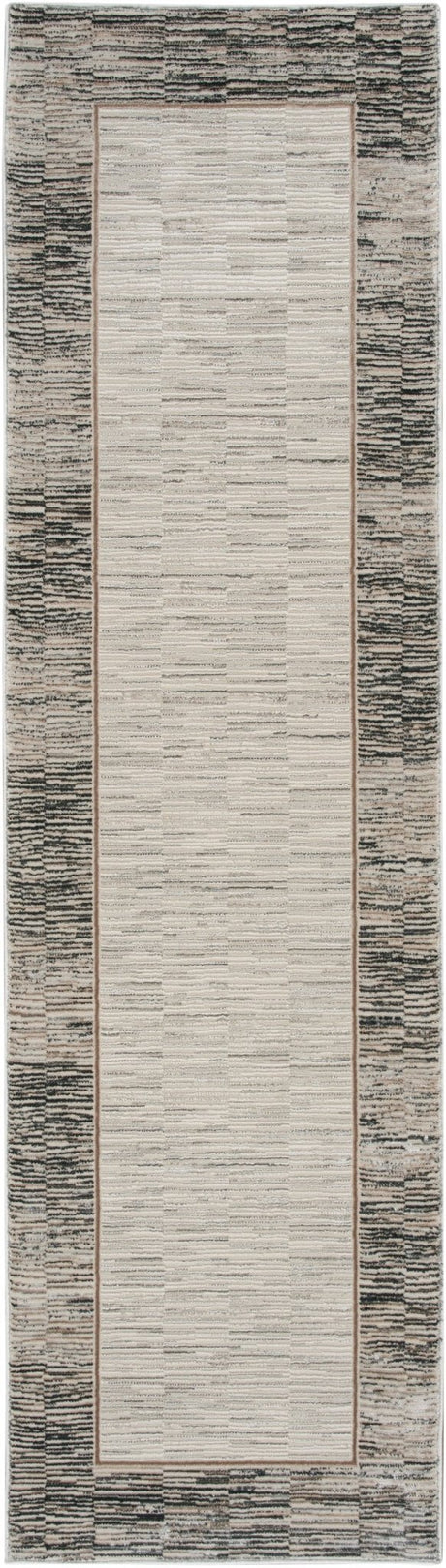 Nourison Desire Dsr02 Grey Black Rug - Nourison - 99446129062