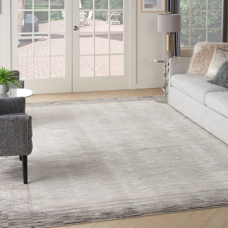 Nourison Desire Dsr02 Grey Black Rug - Nourison - 99446129093