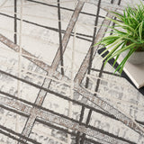 Nourison Desire Dsr03 Grey Silver Rug - Nourison - 99446129116