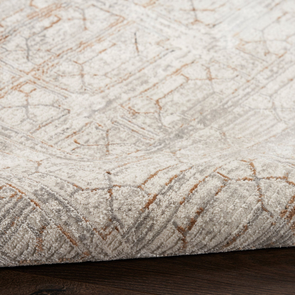 Nourison Desire Dsr07 Ivory Beige Rug - Nourison - 99446955029