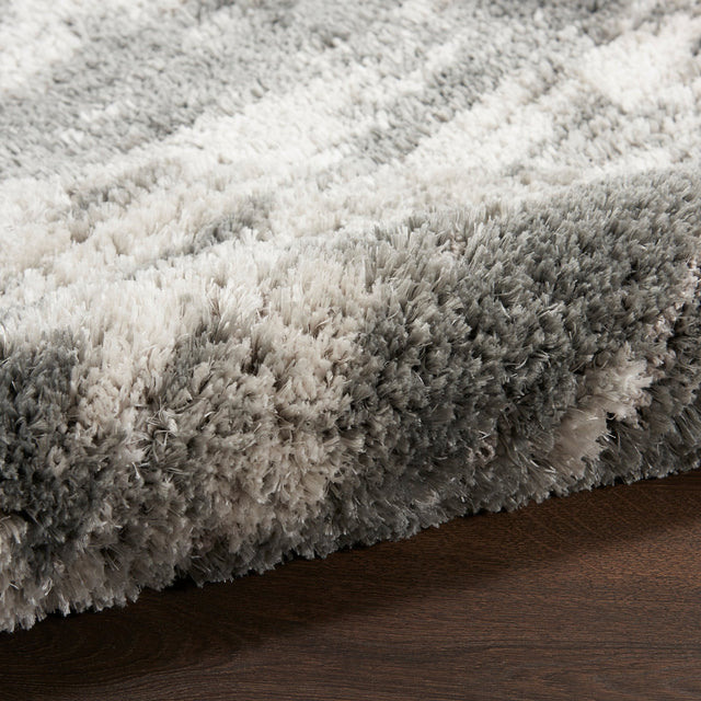 Nourison Dreamy Shag Drs02 Charcoal/Ivory Rugs - Nourison - 99446878274
