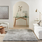Nourison Dreamy Shag Drs03 Grey Rugs - Nourison - 99446878359