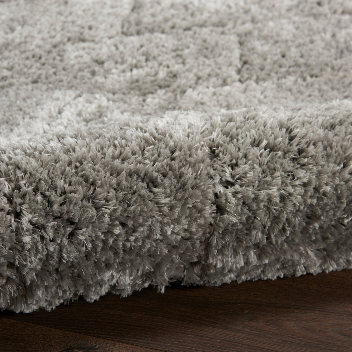 Nourison Dreamy Shag Drs03 Grey Rugs - Nourison - 99446878359