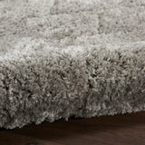 Nourison Dreamy Shag Drs03 Grey Rugs - Nourison - 99446878359