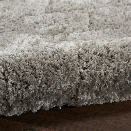 Nourison Dreamy Shag Drs03 Grey Rugs - Nourison - 99446878359