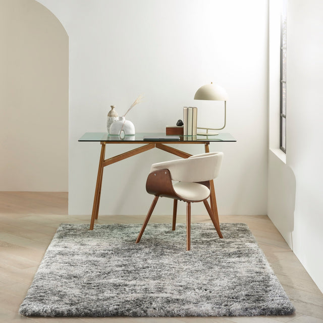 Nourison Dreamy Shag Drs04 Charcoal Grey Rug - Nourison - 99446878403