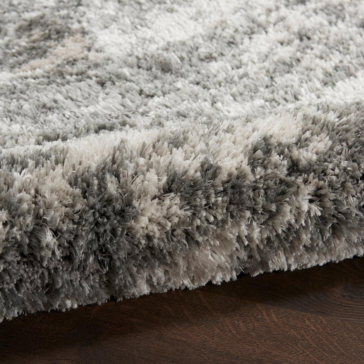 Nourison Dreamy Shag Drs04 Charcoal Grey Rug - Nourison - 99446878403