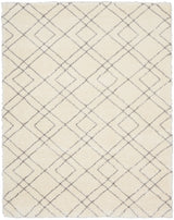 Nourison Dreamy Shag Drs07 Ivory Rug - Nourison - 99446893437