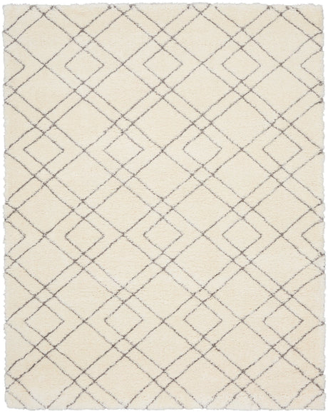 Nourison Dreamy Shag Drs07 Ivory Rug - Nourison - 99446893437