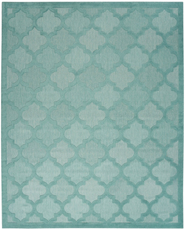 Nourison Easy Care Nes01 Aqua/Teal Rug - Nourison - 99446040756