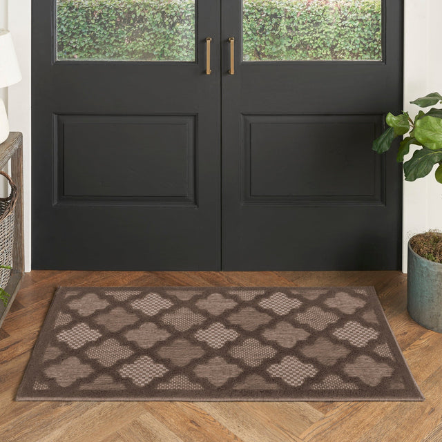 Nourison Easy Care Nes01 Brown Rug - Nourison - 99446945167