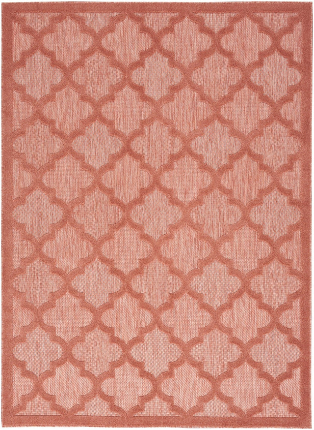 Nourison Easy Care Nes01 Coral/Orange Rug - Nourison - 99446040688