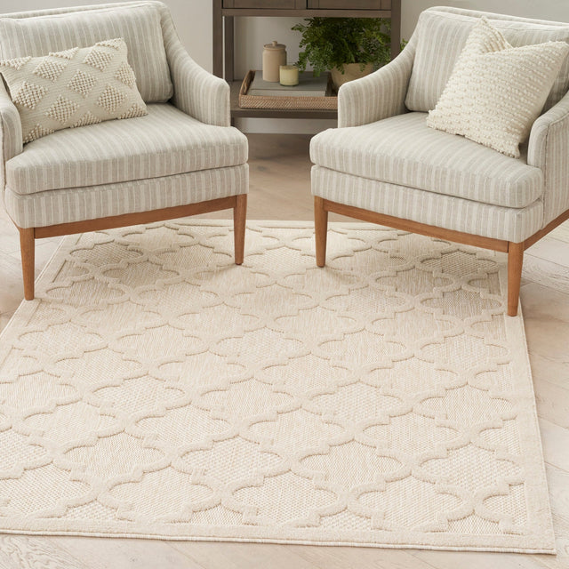 Nourison Easy Care Nes01 Cream Rug - Nourison - 99446945105