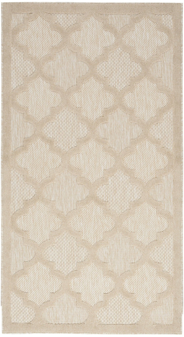 Nourison Easy Care Nes01 Cream Rug - Nourison - 99446945105