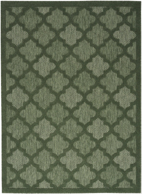 Nourison Easy Care Nes01 Green Rug - Nourison - 99446945044