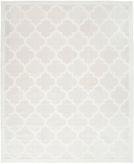 Nourison Easy Care Nes01 Ivory/White Rug - Nourison - 99446040695