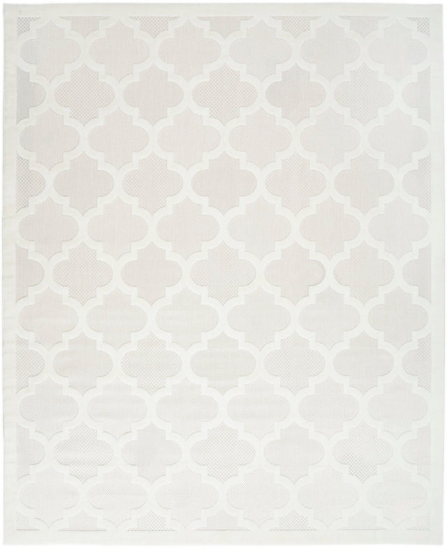 Nourison Easy Care Nes01 Ivory/White Rug - Nourison - 99446040695