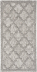 Nourison Easy Care Nes01 Silver Grey Rug - Nourison - 99446040435