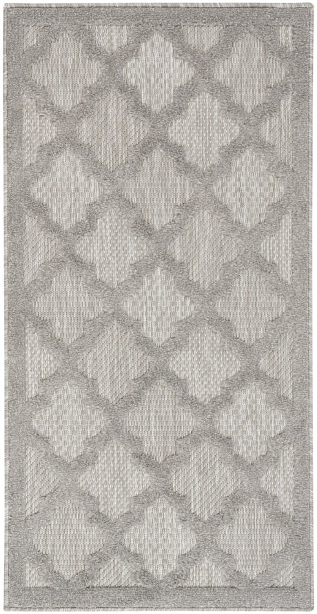 Nourison Easy Care Nes01 Silver Grey Rug - Nourison - 99446040435