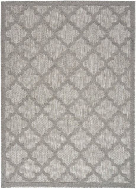 Nourison Easy Care Nes01 Silver Grey Rug - Nourison - 99446040701