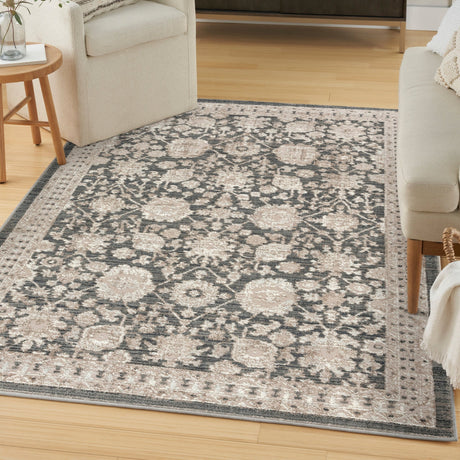 Nourison Eco Cycle Ecy02 Charcoal Rug - Nourison - 99446980014