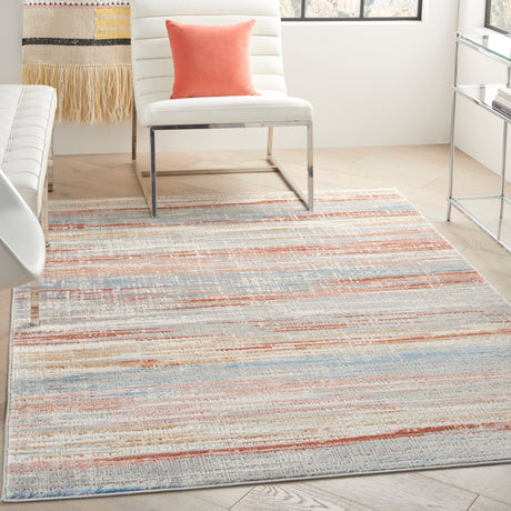 Nourison Elation Etn01 Ivory Multicolor Rugs - Nourison - 99446839633