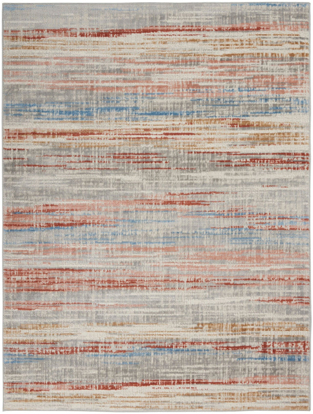 Nourison Elation Etn01 Ivory Multicolor Rugs - Nourison - 99446839633