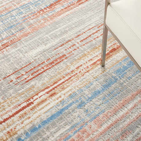Nourison Elation Etn01 Ivory Multicolor Rugs - Nourison - 99446839640