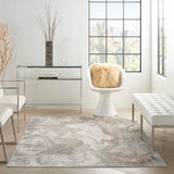 Nourison Elation Etn02 Ivory Grey Rugs - Nourison - 99446839732