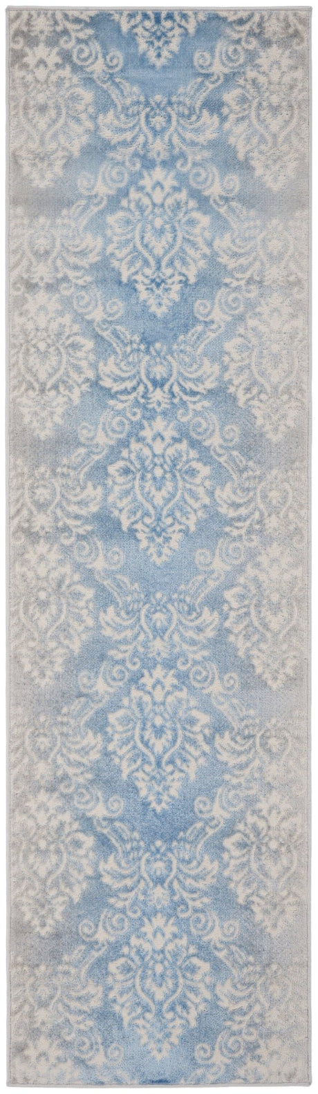 Nourison Elation Etn03 Ivory Blue Rugs - Nourison - 99446839916