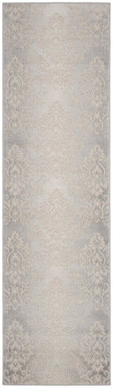 Nourison Elation Etn03 Ivory Grey Rugs - Nourison - 99446839824