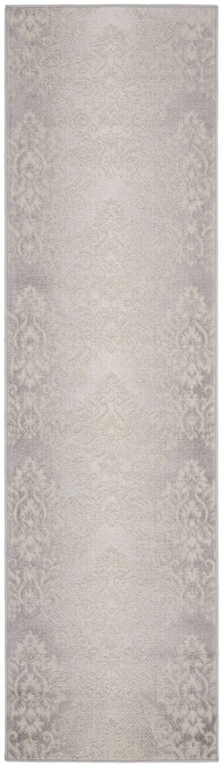 Nourison Elation Etn03 Ivory Grey Rugs - Nourison - 99446839824