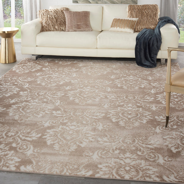 Nourison Elation Etn03 Ivory Mocha Rugs - Nourison - 99446840066