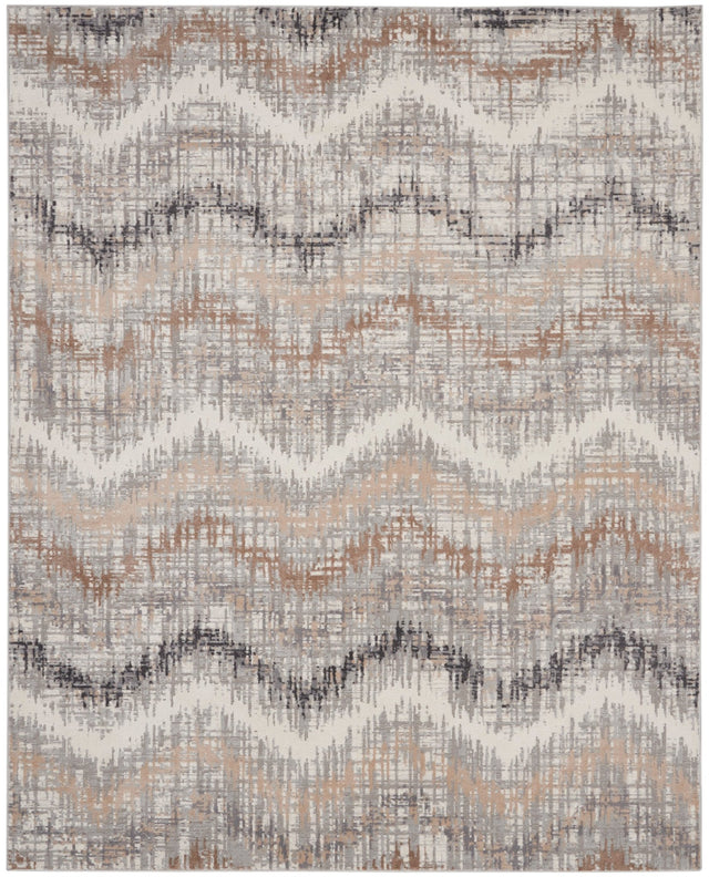 Nourison Elation Etn04 Grey Ivory Rugs - Nourison - 99446840356