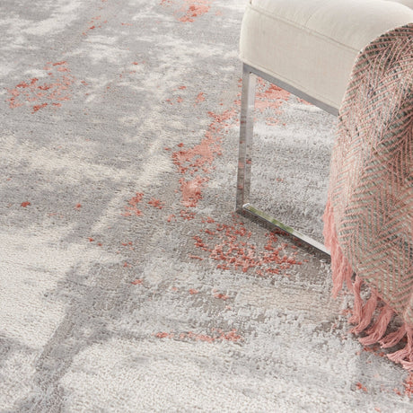 Nourison Elation Etn06 Grey Brick Rugs - Nourison - 99446840615