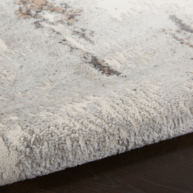 Nourison Elation Etn06 Grey Ivory Rugs - Nourison - 99446840530