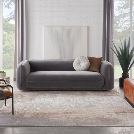 Nourison Elation Etn07 Grey Ivory Rugs - Nourison - 99446840691