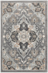 Nourison Elation Etn09 Grey Rugs - Nourison - 99446841063