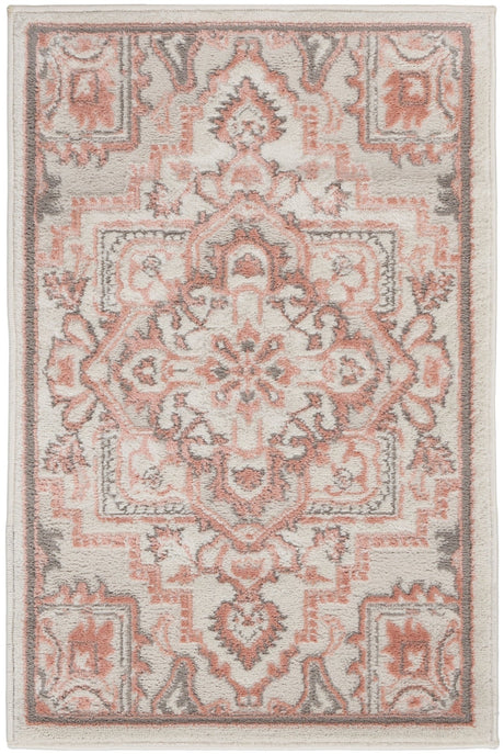 Nourison Elation Etn10 Ivory Brick Rugs - Nourison - 99446841193