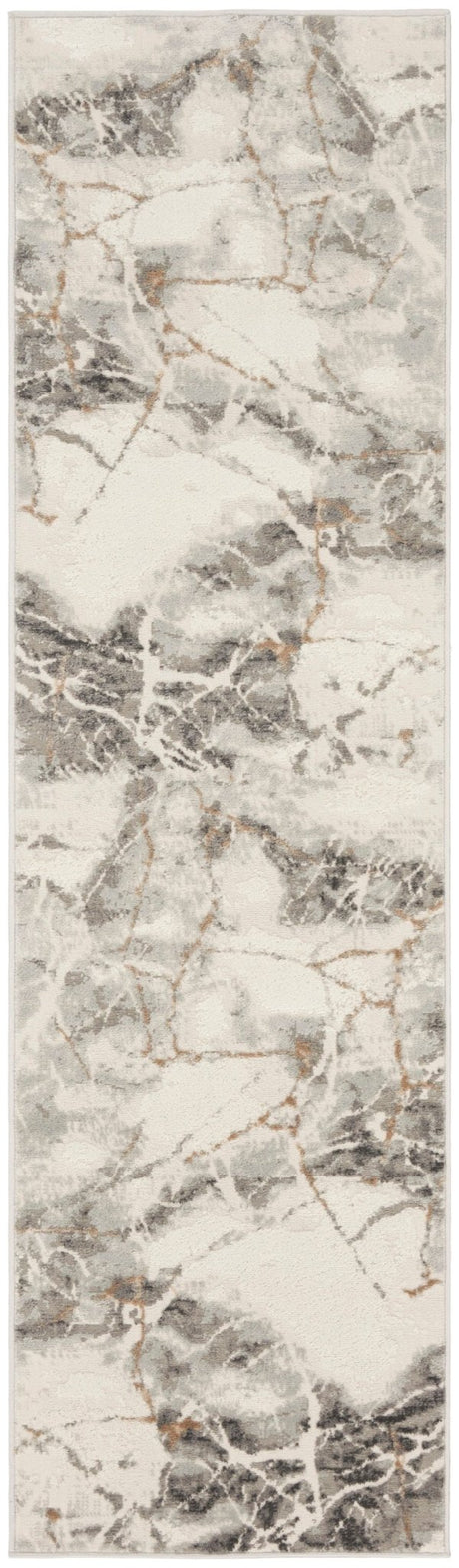 Nourison Elation Etn13 Ivory/Grey Rug - Nourison - 99446028976