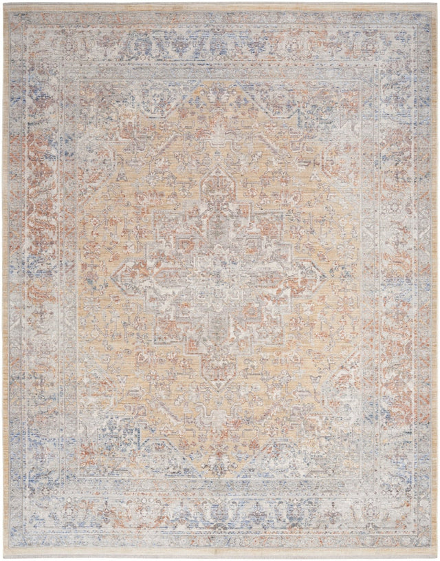 Nourison Elegant Heirlooms Elh01 Grey Gold Rug - Nourison - 99446906106